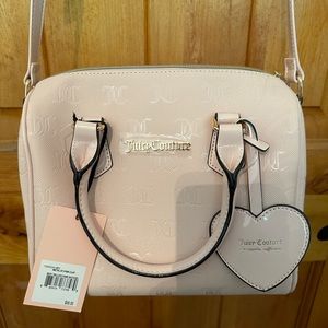 Juicy Couture Embossed Pink Clay Satchel